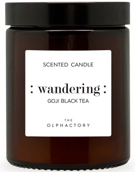 Свеча ароматическая The Olphactory Goji Black Tea 27 часов горения