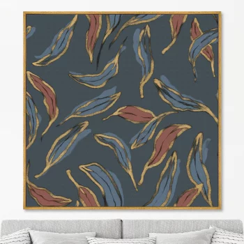 Постер на холсте Symphony of leaves 105X105 CM