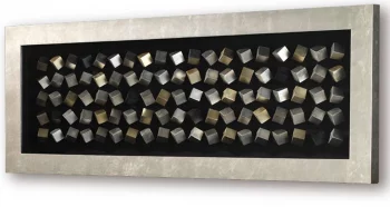 Барельеф с композицией из кубиков Cubic 160X60 CM