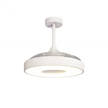 Потолочный вентилятор со светильником COIN FAN 8216 белый 50X35.5 CM
