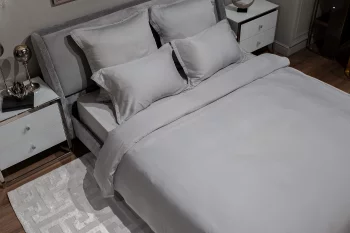 Простыня тенсель серая 280X270 CM