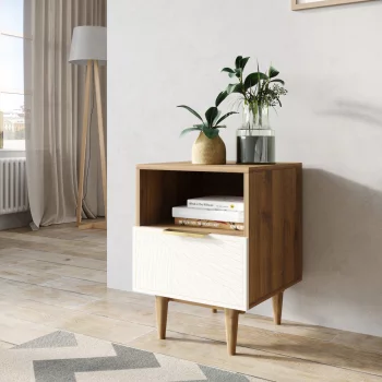 Тумбочка прикроватная Line 40X35X50 CM beige