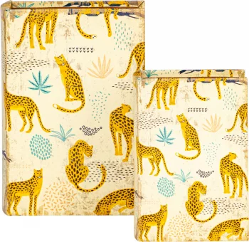 Комплект из двух шкатулок в виде книг Nuadha 19X7X27 / 14X5X20 CM