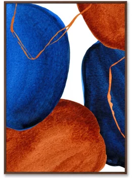 Постер на холсте Forms and colors 75X105 CM