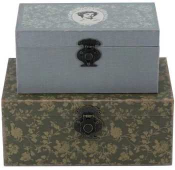 Набор из двух шкатулок Bendigeidfran 29X18X13 / 24X13X11 CM