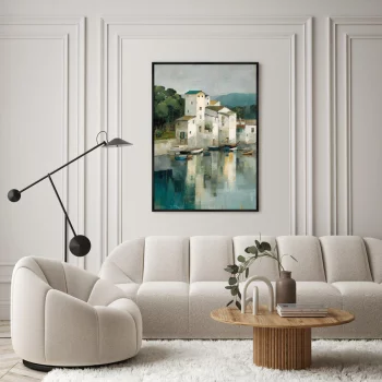 Постер на холсте A Lake that Holds Memories 75X105 CM