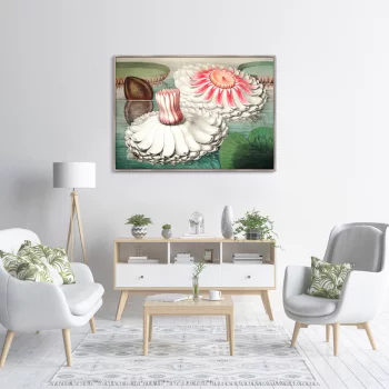 Постер Water lily during bloom 105X75 CM