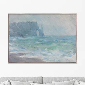 Постер The Manneport Etretat In The Rain 105X75 CM