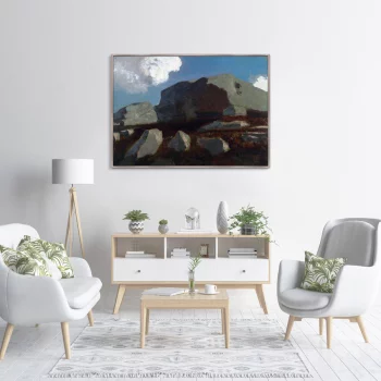 Постер Landscape with Rocks near Royan 105X75 CM