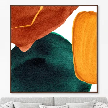 Постер на холсте Forms and colors 105X105 CM