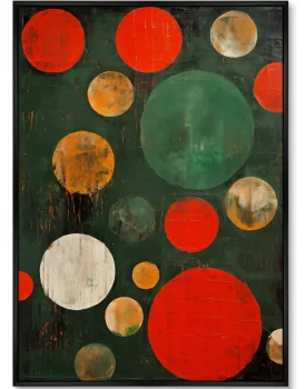 Постер на холсте Planets of color 75X105 CM