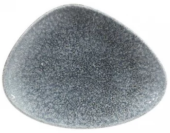 Тарелка треугольная Raku Topaz Blue 20X15 CM