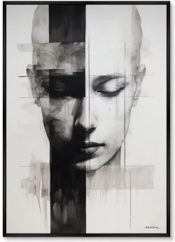 Постер на холсте Falling Up 75X105 CM