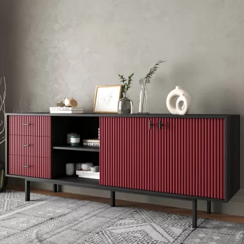 Комод Emerson 190X45X75 CM Red