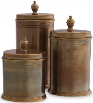 Декоративные ёмкости Gaston 13X13X23 / 13X13X18 / 13X13X16 CM 