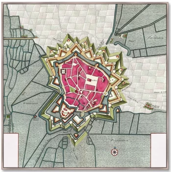 Постер Bethune Artois province France 105X105 CM