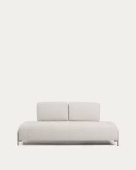 Двухместный модульный диван Compo из беженого шенилла 200X98X82 CM