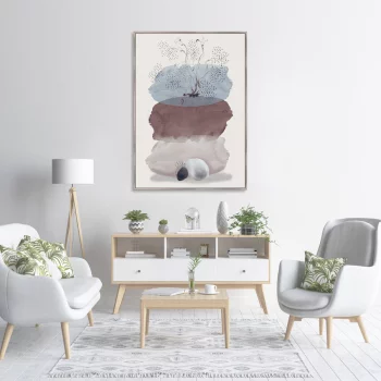 Репродукция на холсте The birth of Life 75X105 CM