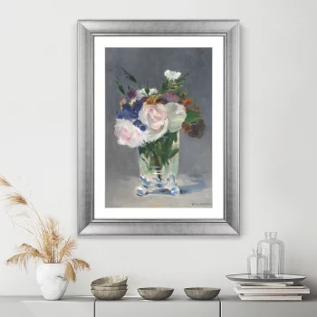 Постер Flowers in a Crystal Vase 61X81 CM