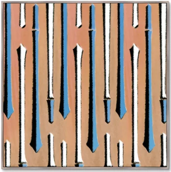 Постер Vintage print of Japanese textile 105X105 CM