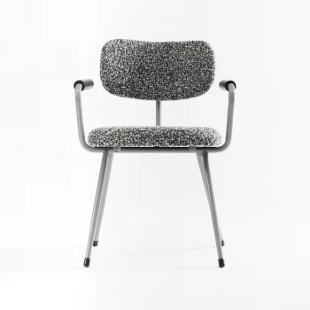 Стул Сеул серая ткань металл 55X54X79 CM