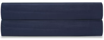 Простыня из сатина Essential 240X270 CM тёмно-синего цвета
