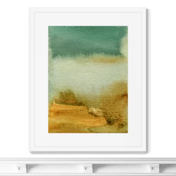 Постер в раме Water eadge at the river bank 42X52 CM