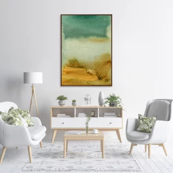 Репродукция на холсте Water eadge at the river bank 75X105 CM