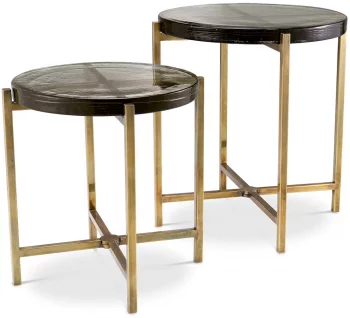 Комплект из двух столиков Haymann 50X50X50 / 57X57X61 CM