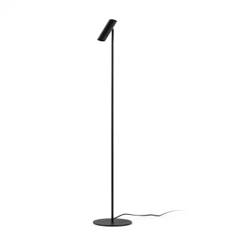 Черный торшер LED LEO 115.5X20X20 CM