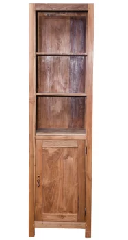 Шкаф книжный из тика Bermuda 50X40X181 CM