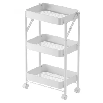 Этажерка 3-х ярусная smart cart, белая