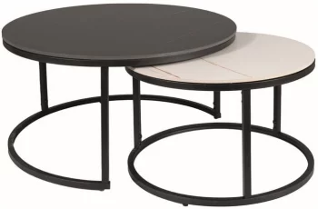 Комплект столиков Ferrante 80X80X42 / 60X60X38 CM