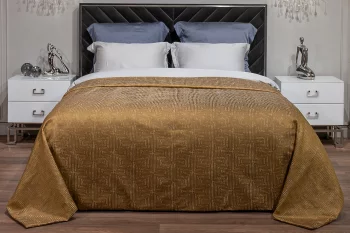 Покрывало Gloss горчичное 260X260 CM
