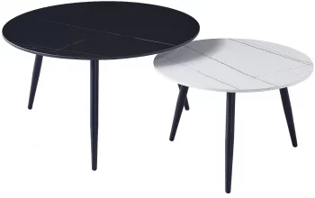 Комплект столиков Kora 80X80X45 / 60X60X40 CM