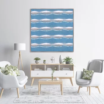 Постер Vintage print Smoke sky 105X105 CM