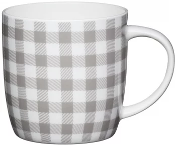 Кружка Grey Gingham 425 ml