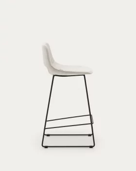 Стул Zahara бежевый на металлическом каркасе с черным покрытием 47X50X89 CM