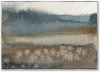 Постер Symphony of autumn lake in the fog 105X75 CM