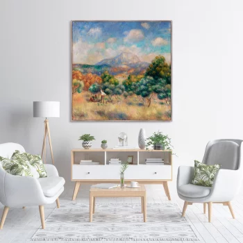 Постер Mount of Sainte-Victoire 105X105 CM