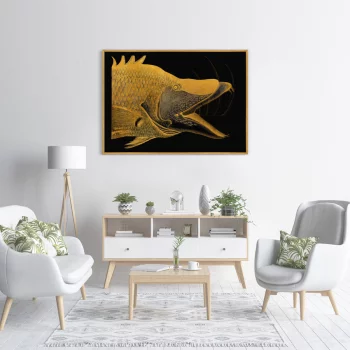 Репродукция картины на холсте Great Hog-Fish 105X75 CM