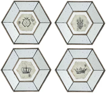 Постеры в зеркальной раме Relicht 36X30 / 36X30 / 36X30 / 36X30 CM
