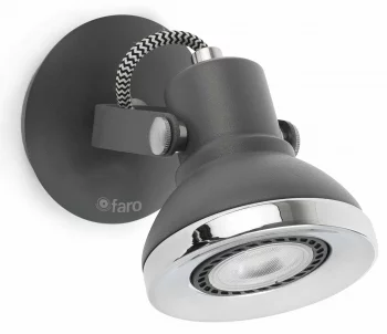 Настенный светильник Ring LED 9X14X10 CM серый