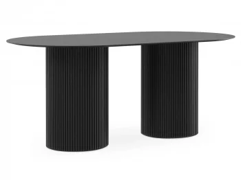 Стол обеденный овальный Mono Stripe 181X100 CM