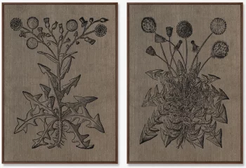 Диптих на холсте The Medieval period 75X105 / 75X105 CM