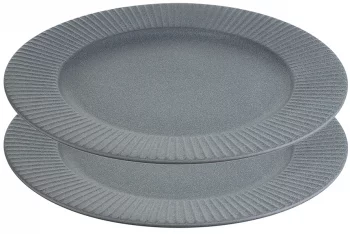Набор из двух обеденных тарелок Soft Ripples Ø27 CM