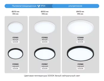 Накладной светильник Ambrella Light FZ1961