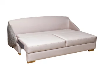 Диван Palazzo 240М трёхместный раскладной бежевый с принтом Colt002+Ana Beg 105X95X240 CM