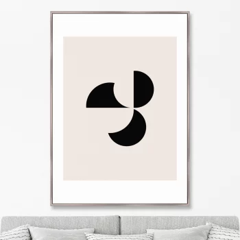 Репродукция на холсте Three dimensions of core 75X105 CM