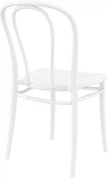 Стул пластиковый Victor 42X55X58 CM белый